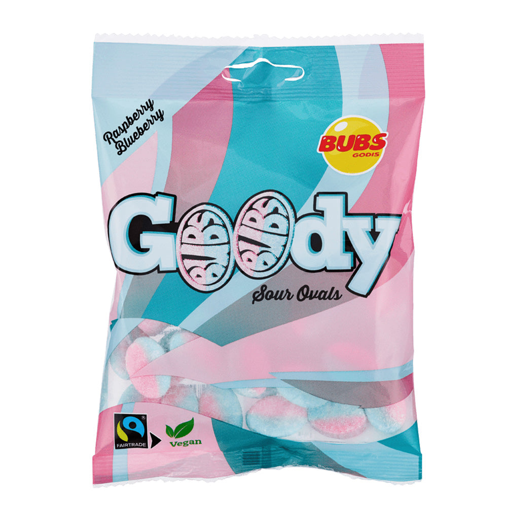 Goody Sour Ovals - Raspberry and Blueberry – Bulk Candy Store