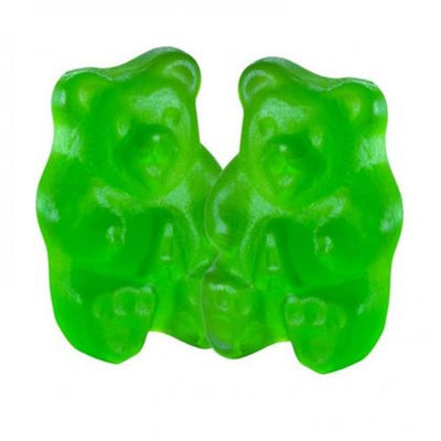 Granny Smith Apple Gummi Bears - 2.5 lb