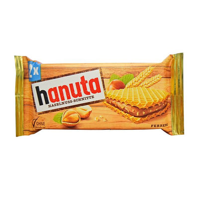 Hanuta Hazelnut Wafers 44g 2 Count Package