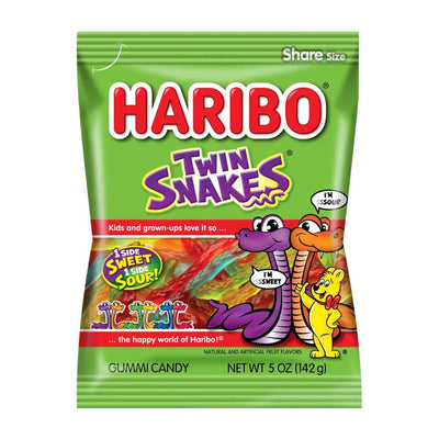 Haribo Twin Snakes - 5 oz