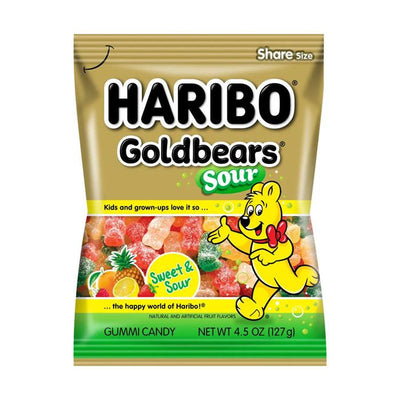 Haribo Sour Goldbears - 4.5 oz