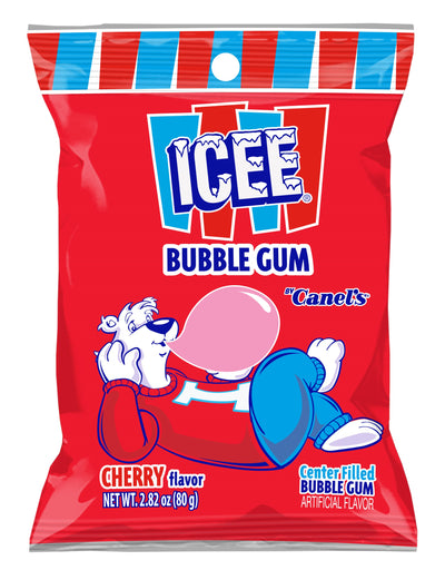 Icee Cherry Filled Bubble Gum Peg Bag