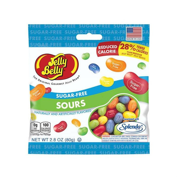 Jelly Belly Sugar Free Jelly Belly Sours 2.8 oz Bag