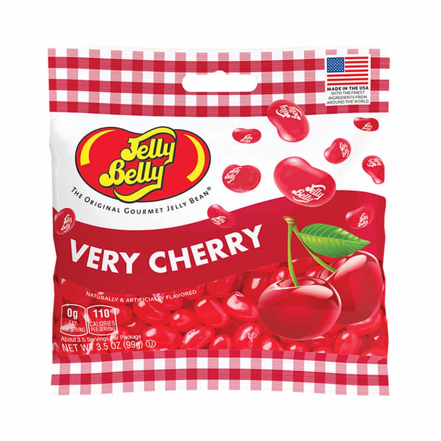 Jelly Belly Very Cherry Jelly Beans - 3.5 oz Bag