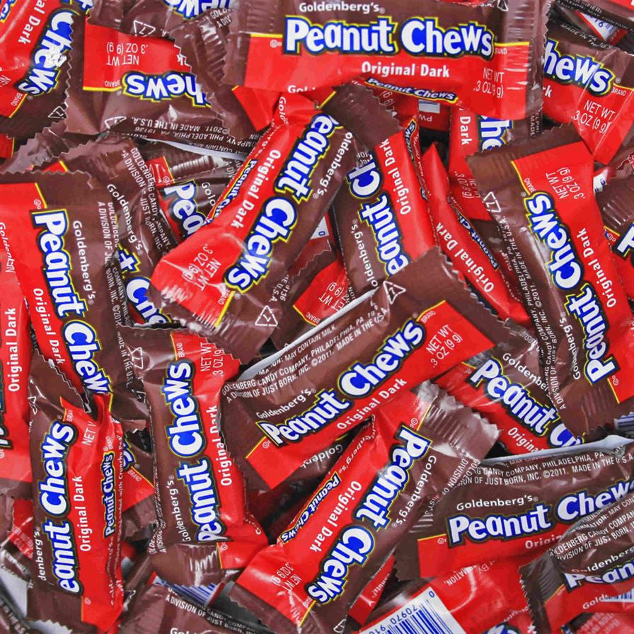 Just Born Goldenbergs Peanut Chews Minis