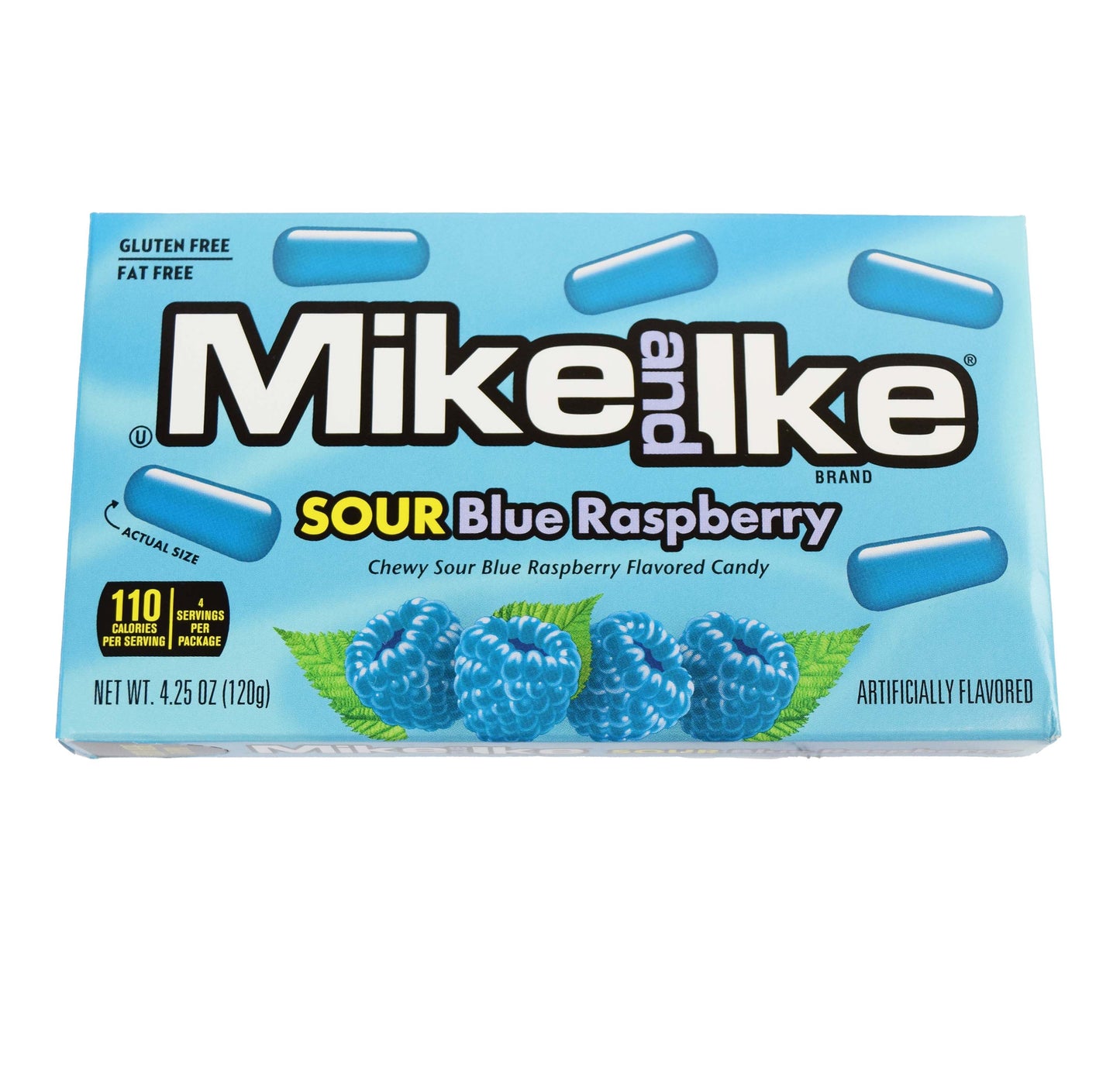 Mike and Ike Sour Blue Raspberry 4.25 oz. Box