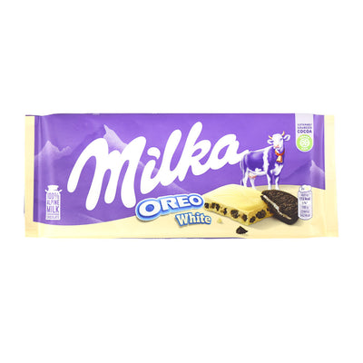 Milka Oreo White Chocolate Bar 100g