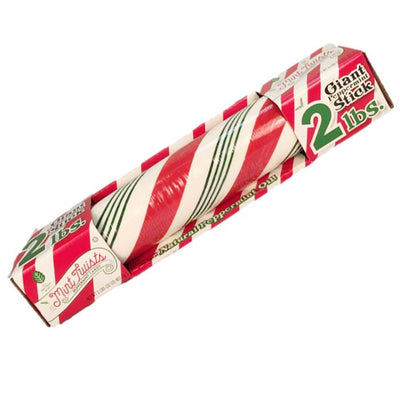 Mint Twists Giant Peppermint Stick 2 lbs Red White Green Striped