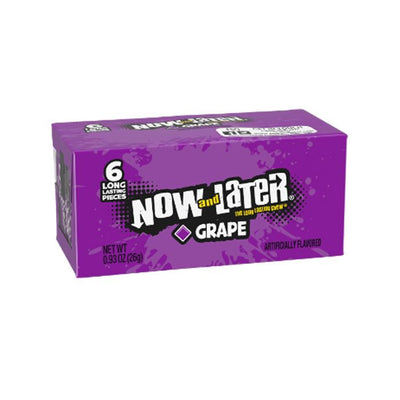 Now and Later Grape Bars 24 Count Box