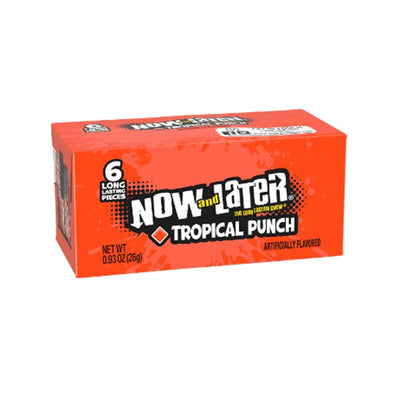 Now and Later Tropical Punch Bars 24 Count Box