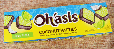 Oh!Asis Coconut Patties Key Lime Flavor