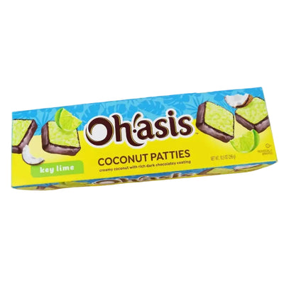 Oh!Asis Coconut Patties Key Lime Flavor