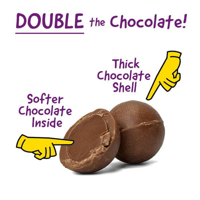 Palmer Purple Foiled Double Chocolate Balls - 2 lb Bag