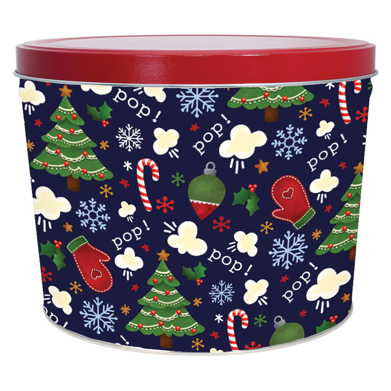 2 Gallon Popcorn Tin - Pick Three Flavors