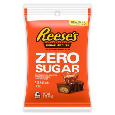 Reese's Miniature Cups Zero Sugar 3 oz Bag