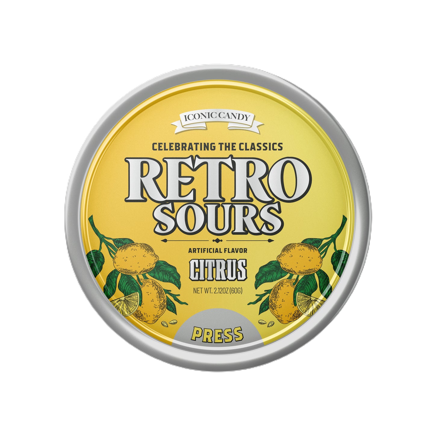 Retro Sours Citrus Container