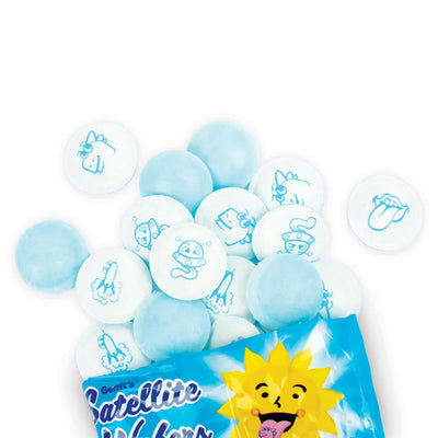 Blue Raspberry Satellite Wafers