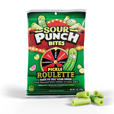 Sour Punch Bites Pickle Roulette 5 oz Bag