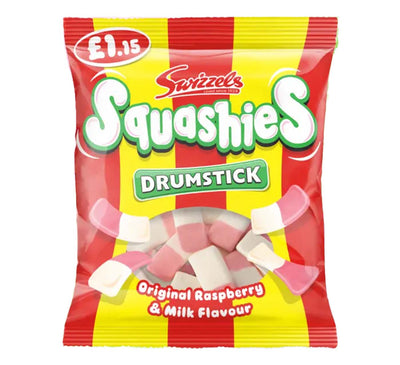 Swizzles-Matlow Original Raspberry & Milk Squashies Gummi Candy