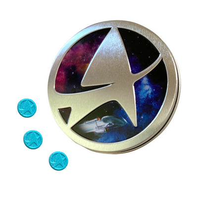 Star Trek Insignia Sour Candy Tin 1.5 oz