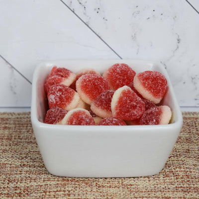 Strawberry Vanilla Gummi Candy in Bowl