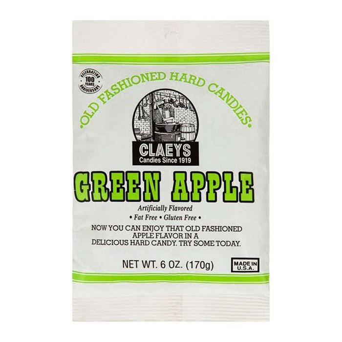 Sweet Maple Candy Claeys Green Apple Drops
