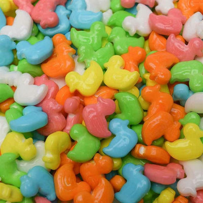 Sweet Maple Candy Quackers Assorted Color Ducks Candy - 2.5 lb - Bag