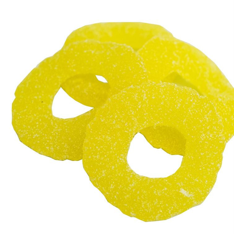 Vidal Candies Gummi Pineapple Rings - 2.2 lb Bag