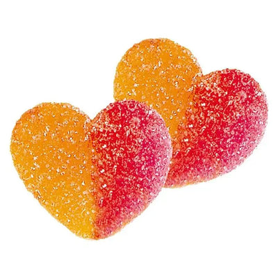Gummi Peach Hearts