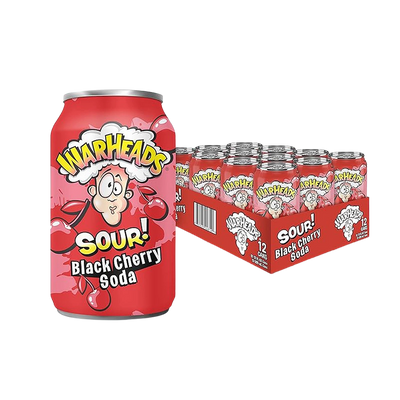 Warheads Sour! Black Cherry Soda