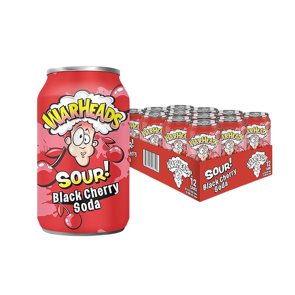 Warheads Sour! Black Cherry Soda
