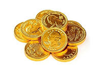 Gold Chocolate Coins