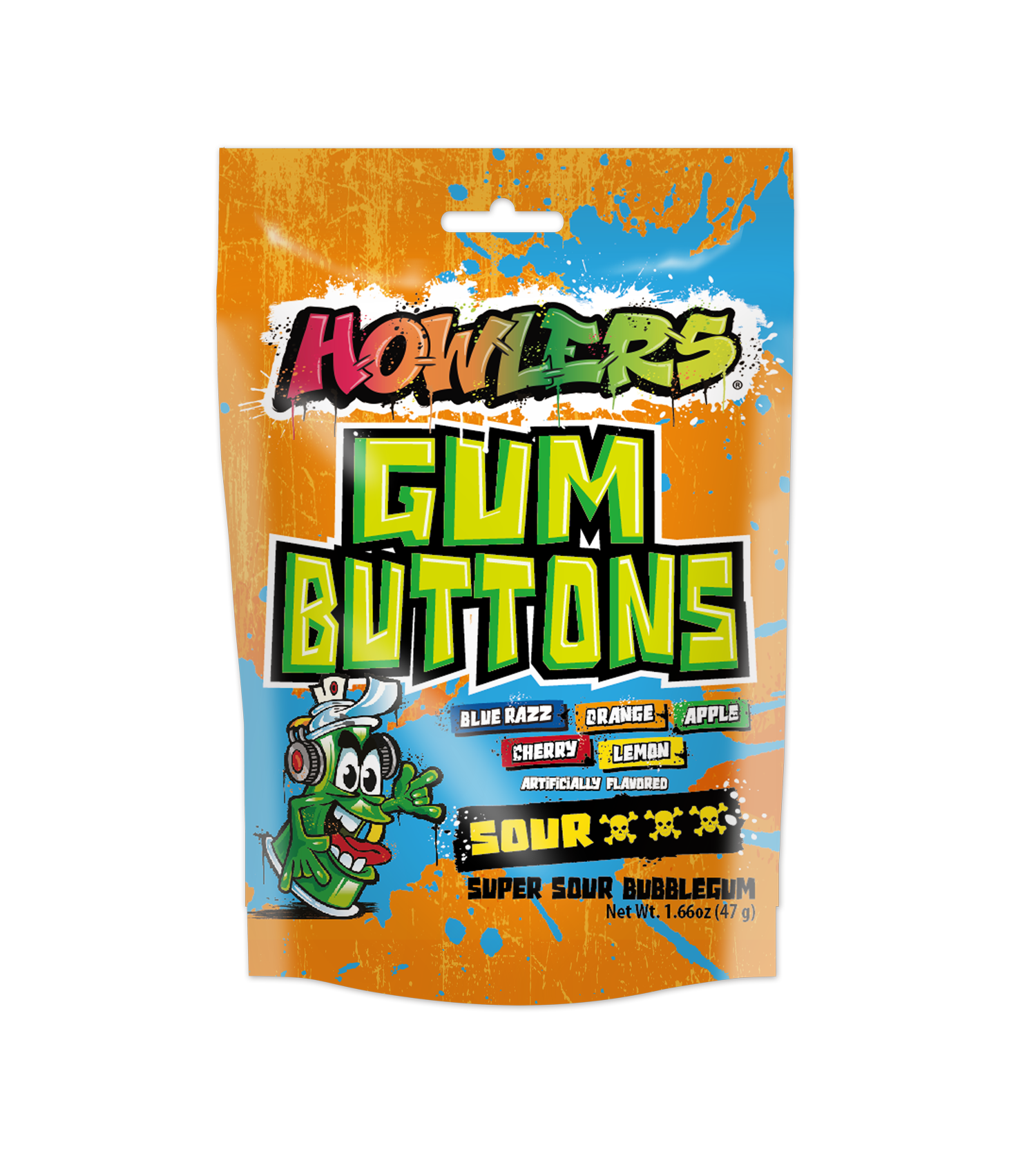 Howlers Gum Buttons 