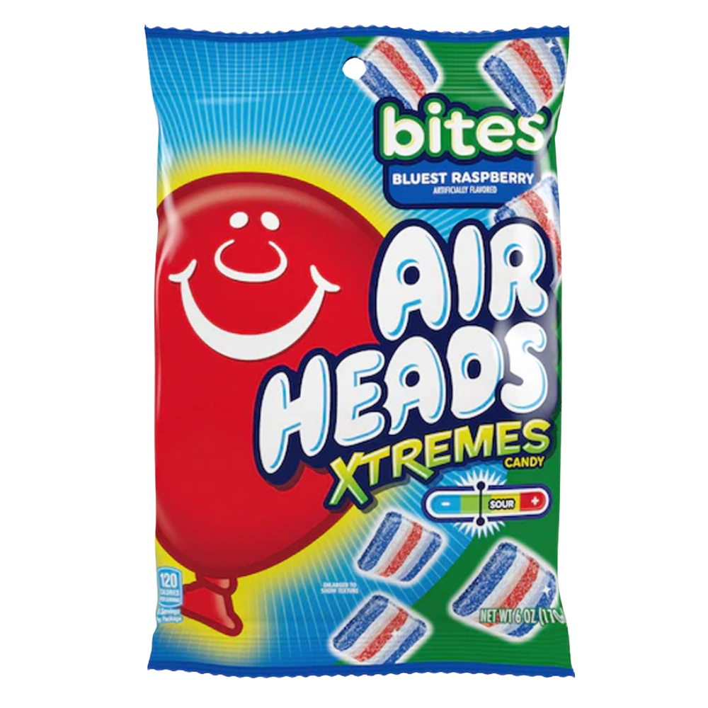 Airheads Xtremes Bites - Bluest Raspberry