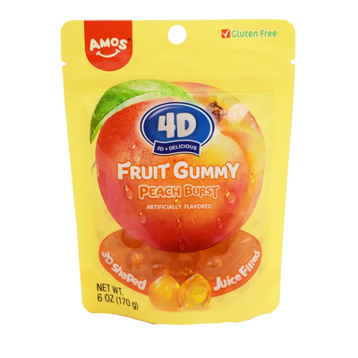 Amos 4D Peach Burst Gummy
