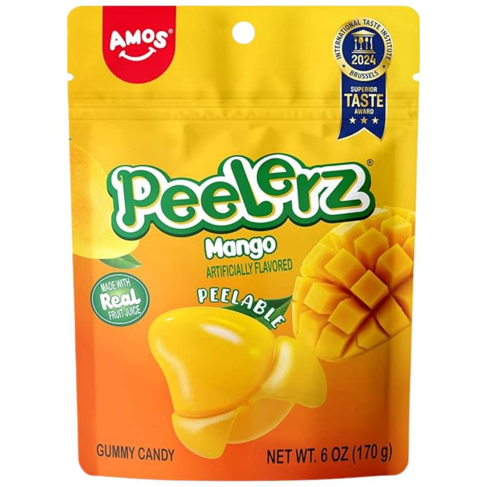 Amos Peelerz Peeling Gummies - Mango