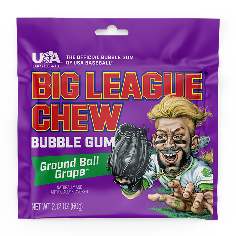 Big League Chew Ground Ball Grape