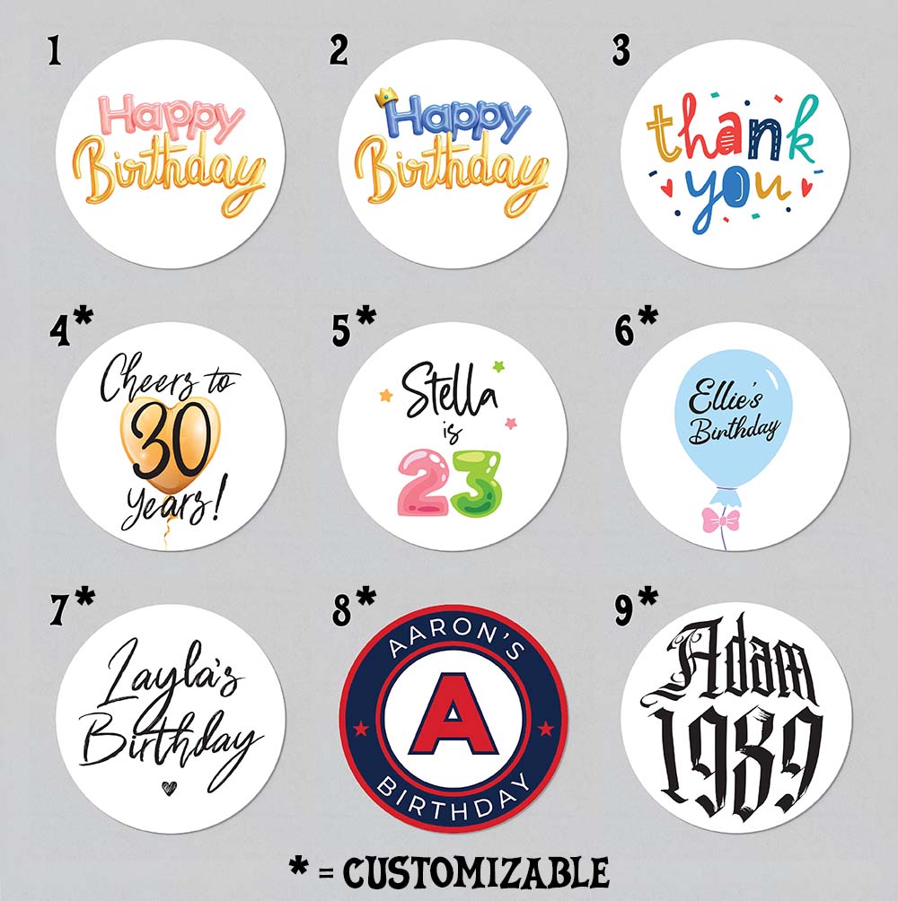 Birthday Popcorn Favors