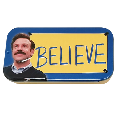 Boston America Ted Lasso Believe Candy Tin Closed