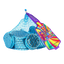 Caribbean Blue Chocolate Foil Coins