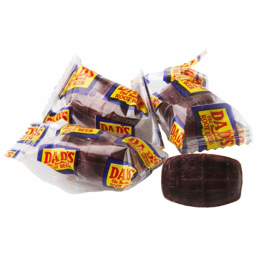 Dad's Root Beer Barrels close up