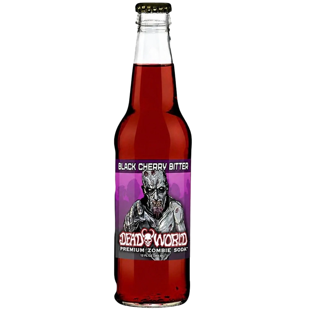 Dead World Zombie Soda - Black Cherry Bitter