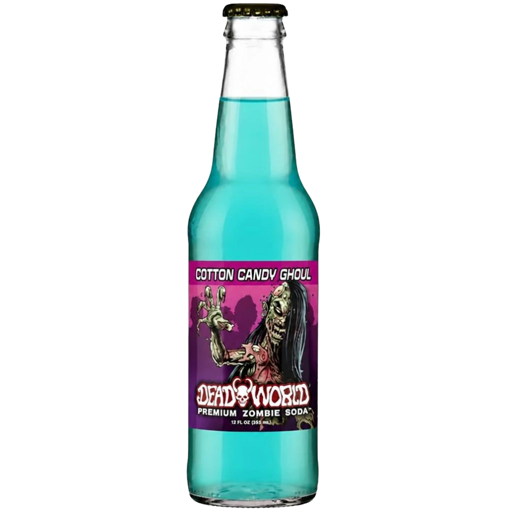 Dead World Zombie Soda - Cotton Candy Ghoul