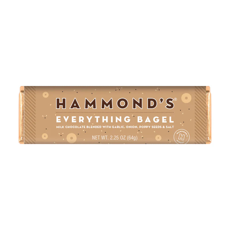 Hammond's Milk Chocolate Everything Bagel Bar