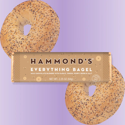 Hammond's Milk Chocolate Everything Bagel Bar