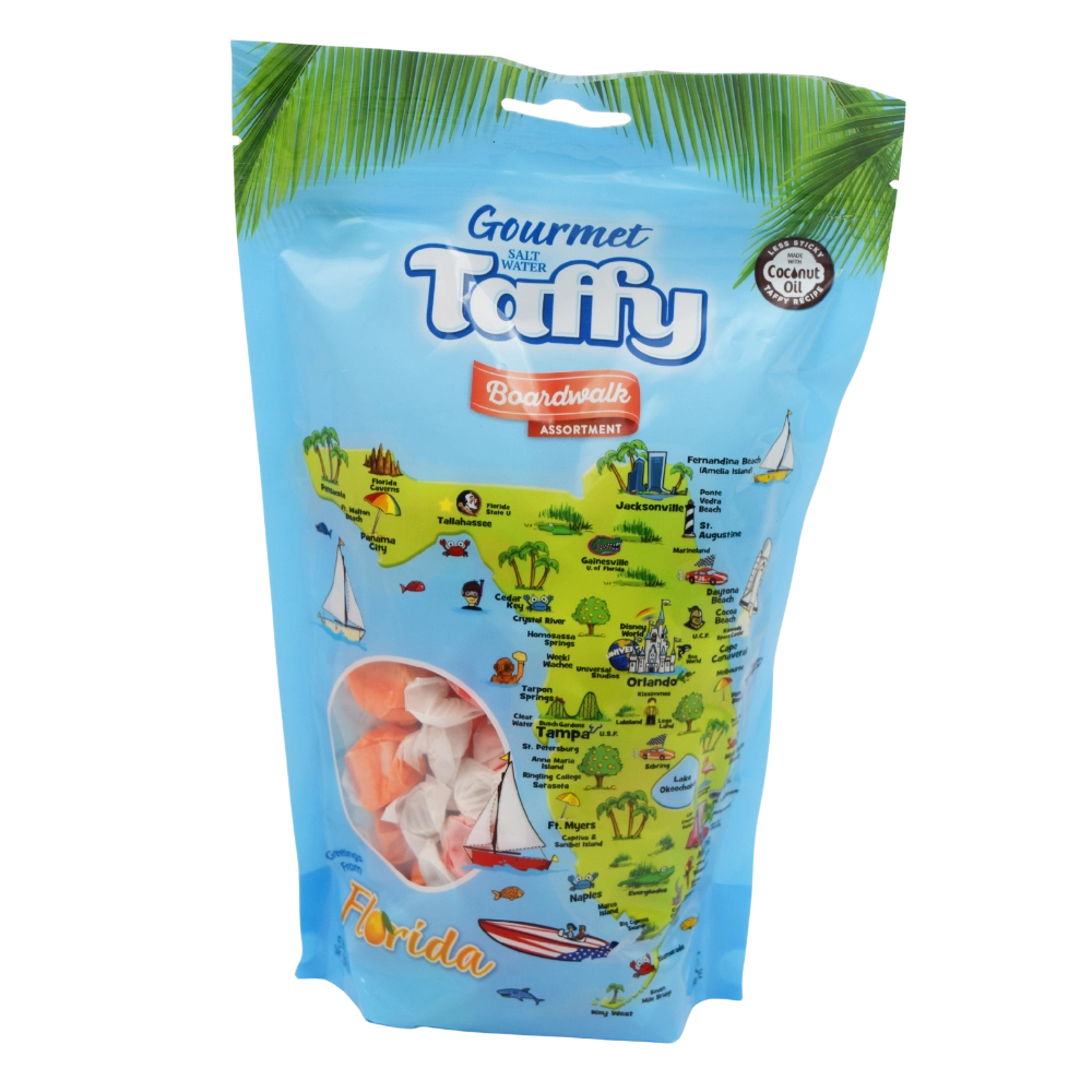 Florida Map Taffy Boardwalk Assortment 