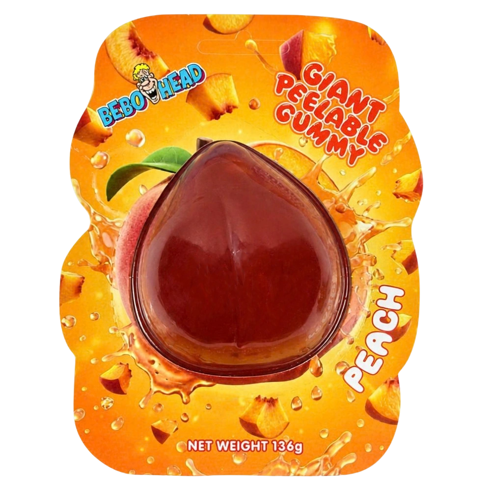 Giant Peach Peelable Gummy
