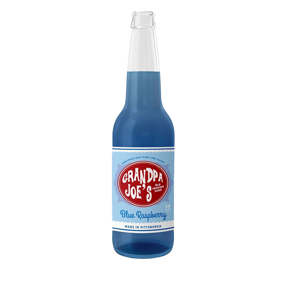 Grandpa Joe's Blue Raspberry Soda