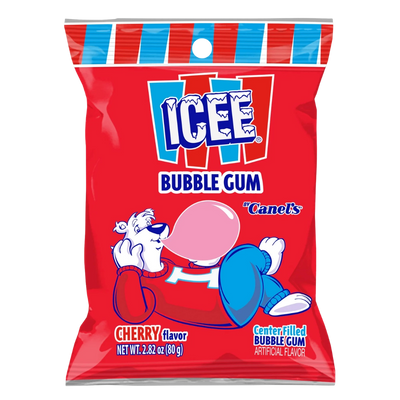 Icee Cherry Filled Bubble Gum