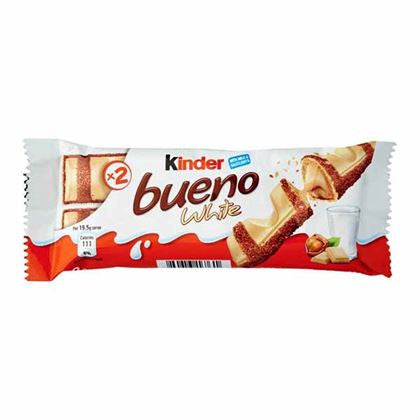Kinder Bueno White Chocolate 39g Bulk Candy Store kinder-bueno-white-chocolate-39g-bulk-candy-store